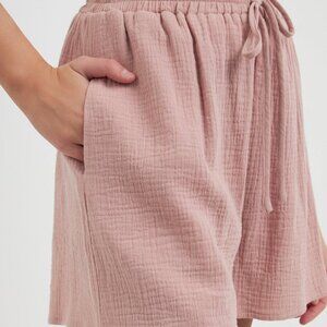 Nordstrom Free The Roses Dusty Pink Gauze shorts, New without Tags, Small